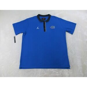 NEW Florida Gators Polo Shirt‎ Mens Extra Large Blue Jordan UF Football NCAA
